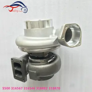 S500 Turbo 318882 318870 turbocharger untuk 2001-07 Mesin Perkins Truk Berbagai dengan 4008TAG2A