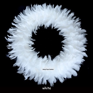 Guirnalda Floral de plumas, corona de Navidad <span class=keywords><strong>para</strong></span> puerta de casa, ventana de pared, fiesta de boda, Halloween, Acción de Gracias, Otoño, decoración - Product Image 5