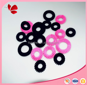 Boîte de mode pour femmes Bande élastique spiralée Fil de téléphone Attaches pour cheveux Bandeau élastique Accessoires pour cheveux Anneau à bobine Chouchous - Product Image 5