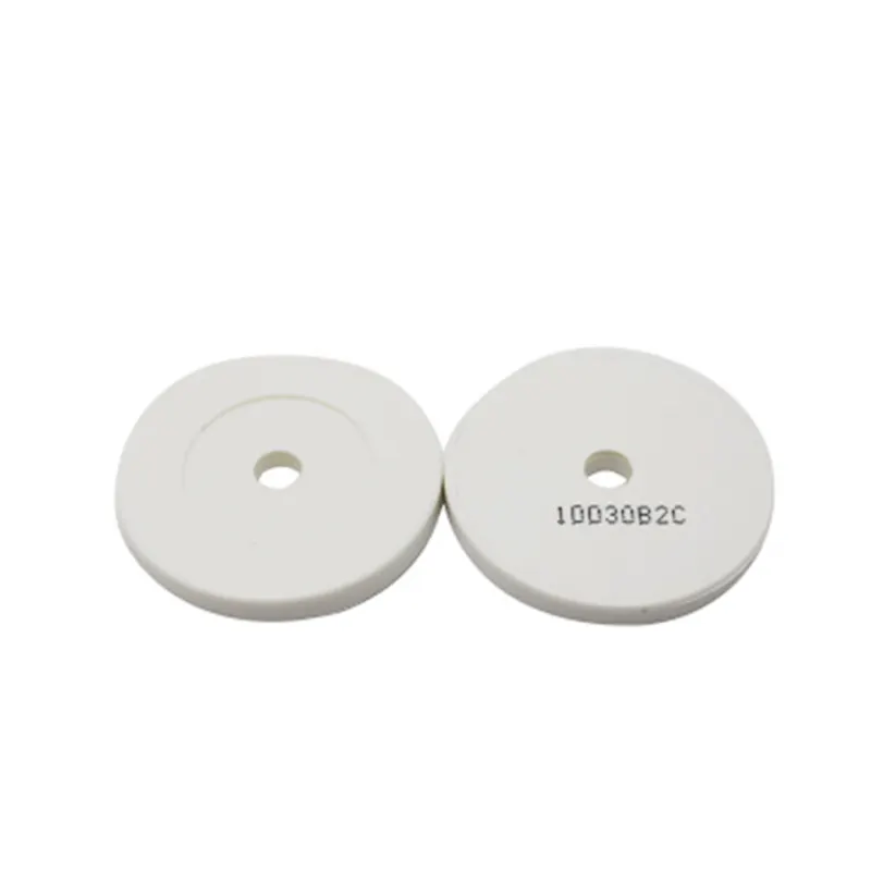 RFID Tag 13.56MHz ABS ID Laser Token MIFARE S50 S70 Coin Tag Hole Disc Tag