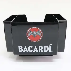 Bacardi วอดก้าบาร์แคดดี้ผู้ถือผ้าเช็ดปาก