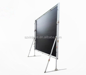Gấp nhanh Màn Hình Máy Chiếu Giá Rẻ Trắng <span class=keywords><strong>Matt</strong></span> Vải Màn Hình Chiếu Để Bán - Product Image 4