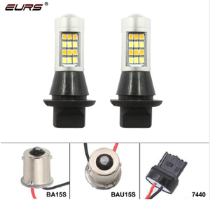 1156 BAU15S Ba15s T20 7440 42SMD 3156 LED Switchback <strong>Light</strong> Canbus Auto DRL <strong>Running</strong> <strong>Light</strong> Parking Bulbs Turn signal <strong>Light</strong> - Product Image 2