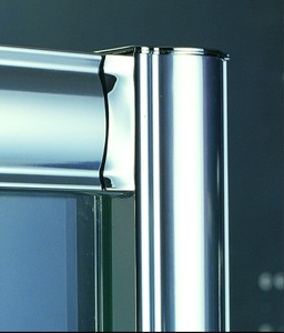 Mampara de Ducha Esquinera KMRY con Puerta Corredera de <span class=keywords><strong>Vidrio</strong></span> Templado Transparente y Pulido, Cabina de Ducha Completa - Product Image 4