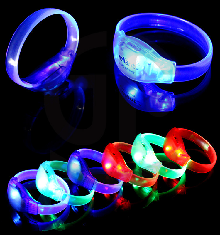 Wholesale Multi-color Luminous Bracelets Wristband Flashing Arm Wristband LED Bracelet