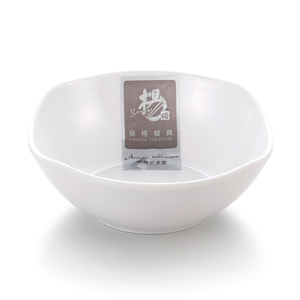 100% white color Melamine A5 food grade condiment sushi sauce dishes