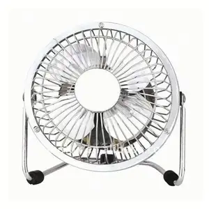 4 pulgadas de 5V clásico bajo ruido personal mini metal ventilador usb