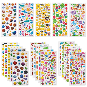 Barato al por mayor de alta calidad carta patrón Animal niños 3D Puffy pegatinas - Product Image 1