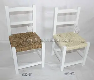 Haixin HX12-371 White Ladder Back Indoor Wood Chairs