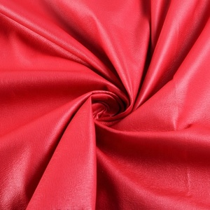 Service personnalisé rouge doré tricoté daim textile imprimable polyester tissu pour <span class=keywords><strong>robe</strong></span> - Product Image 1
