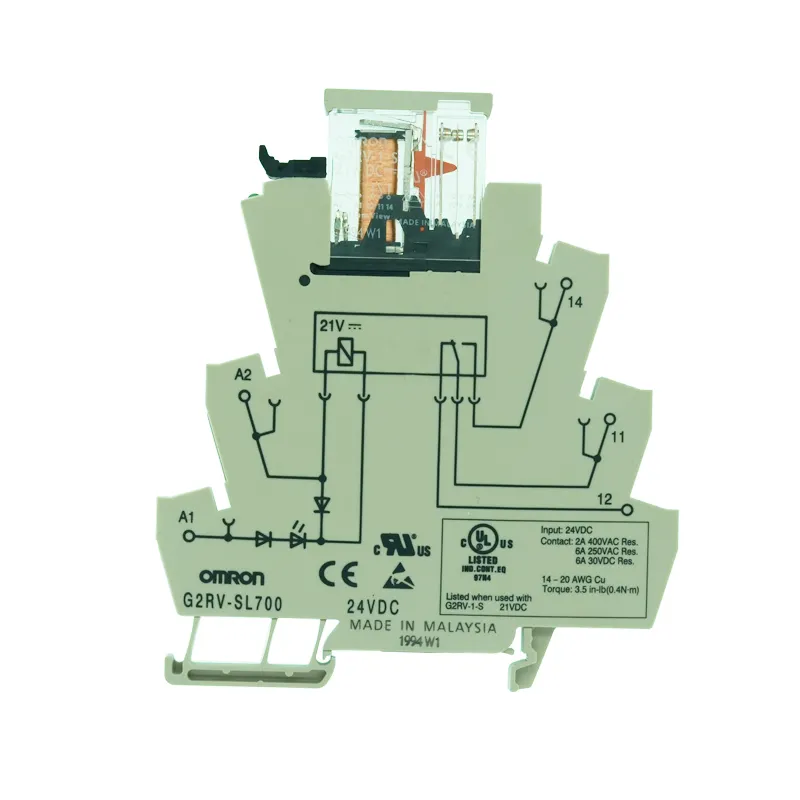 Gốc OmronRELAY GEN MỤC ĐÍCH SPDT 6A 24 V Z2533-ND G2RV-SL700 AC/DC24 G2RV