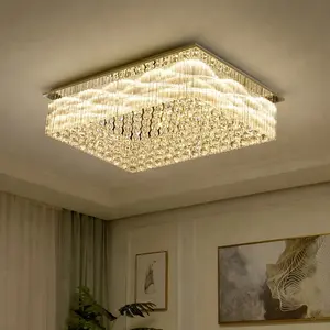 Rettangolo di cristallo moderna del soffitto lampada di cristallo luce di soffitto HA CONDOTTO LA lampada per la casa luci ETL60350