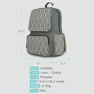 ODM OEM poliéster mamá bebé bolsa multifuncional Jordania adultos bebé mochila bolsa <span class=keywords><strong>de</strong></span> pañales - Product Image 5