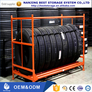 Tiết kiệm không gian tiết kiệm chi phí tự động lốp giá lốp hiển thị giá đứng - Product Image 5