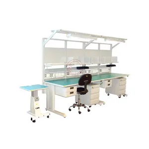 Detall ESD modular workstation electronic workbench lab worktable for sale