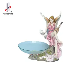 Angeli in resina Figurine/Altri Resina Fate per La Decorazione Domestica unica ciotola di frutta