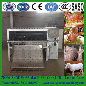 Équipement de <span class=keywords><strong>boucherie</strong></span> <span class=keywords><strong>professionnel</strong></span> pour le traitement des carcasses de moutons/chèvres, rail de convoyage automatique, ligne d'abattage de chèvres - Product Image 3