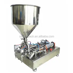 Semi-Auto Cosmetic Cream Filling Packaging Machine Horizontal Type Face Cream Filling Machine 500-5000ML