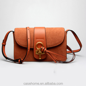 Diseño simple importados bolsos de hombro de cuero, bolsos de cuero de <span class=keywords><strong>la</strong></span> mujer real - Product Image 3