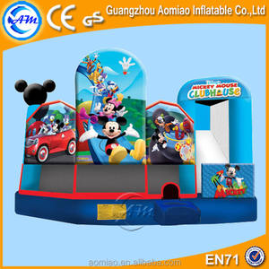 Venta caliente increíble mickey mouse castillo, gorila <span class=keywords><strong>de</strong></span> salto inflable para los niños - Product Image 1
