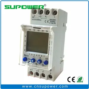 CE approval 2 channel daily weekly programmable digital Timer Switch