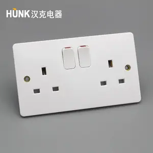 공장 wholesale 220-250 볼트 Bakelite 전기 벽 빛 두 번 13A BS socket