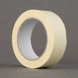 Cinta Adhesiva <span class=keywords><strong>de</strong></span> Papel Crepé <span class=keywords><strong>de</strong></span> Goma Blanca para Pintores, Económica, Sin Residuos, para Enmascarar Bordes en Pintura Automotriz - Product Image 2