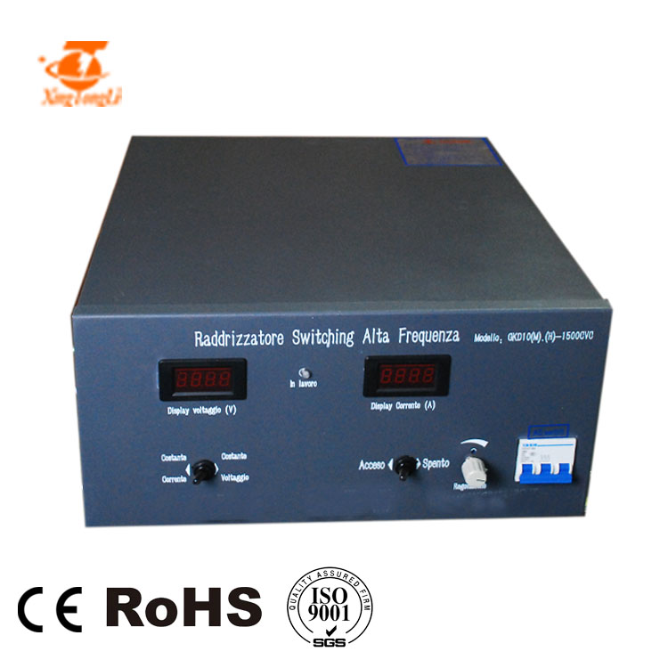 Оборудование для цинкового покрытия 12 В 1000 А с высокой частотой и высокой стабильностью