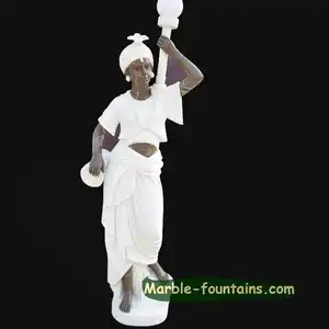 Venta caliente mármol hombre hizo Dancing Girl estatua