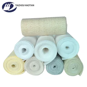 filter material 550gsm polyester needle felt PTFE membrane for cement plant