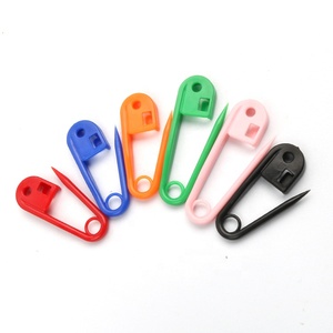 Prix moins cher Personnalisé Noir <span class=keywords><strong>À</strong></span> La Mode BRICOLAGE En Plastique Coloré Par Chapeaux <span class=keywords><strong>Épingle</strong></span>s De Sûreté pour Accessoires De Vêtement - Product Image 2