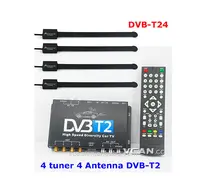 Auto Dvb-t2 Tuner DVB-T2 Ontvanger DVB-T24 Hdtv Smart Tv Converter