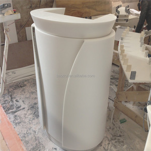 Púlpit de superficie sólida para iglesia, mesa de <span class=keywords><strong>podio</strong></span> moderna para Iglesia - Product Image 4