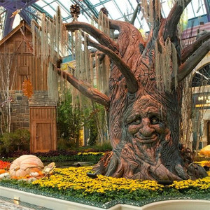 Parque Temático Animal Réplica Realista Artificial Talking Tree Estatua Movimiento Animatroic Talking Tree Escultura con voz - Product Image 2