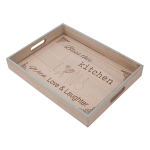 Mode MDF holz abendessen platte gedruckt tablett - Product Image 4