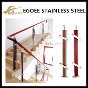 Nuevos diseños 316/201/304 escaleras <span class=keywords><strong>balaustre</strong></span> de <span class=keywords><strong>madera</strong></span> precio, <span class=keywords><strong>balaustre</strong></span> de vidrio para escalera - Product Image 3