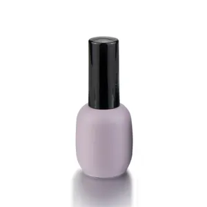 Commercio all'ingrosso 5 ml uv custom made matte nail polish bottiglia di vetro con tappi