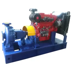 80hp 8 inch 500m agriculture irrigation pumping distance diesel engine water pump end suction centrifugal water pump