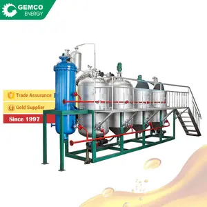 Low investment cost portable crude oil mini refinery for sale for cooking cottonseed mustard palm oil