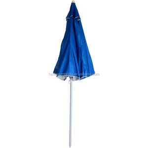 210 cm azul con ventilación plata forrado <span class=keywords><strong>poli</strong></span> nylon playa paraguas de sol al aire libre sombra - Product Image 4