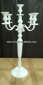 Candelabro blanco para boda, centro de mesa, decoración de Iglesia, spa - Product Image 2