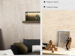 Azulejos de Porcelana Brillante para Piso, 800x800cm, Beige Travertino, para Baño, <span class=keywords><strong>Villa</strong></span>, Acabado Pulido, Vitrificado, Descatalogado - Product Image 6