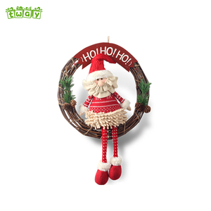 Decoración <span class=keywords><strong>de</strong></span> <span class=keywords><strong>navidad</strong></span> 2017 12 Pulgadas <span class=keywords><strong>de</strong></span> la pared colgando <span class=keywords><strong>de</strong></span> santa muñeco <span class=keywords><strong>de</strong></span> nieve adornos <span class=keywords><strong>de</strong></span> <span class=keywords><strong>navidad</strong></span> corona <span class=keywords><strong>de</strong></span> <span class=keywords><strong>navidad</strong></span> <span class=keywords><strong>de</strong></span> mimbre decorativo <span class=keywords><strong>de</strong></span> la novedad del aro - Product Image 1