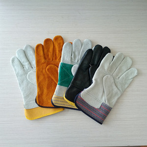 Verde 10 "pulgadas <span class=keywords><strong>Buffalo</strong></span> Dring Guantes de trabajo de cuero de vaca Guantes de jardín - Product Image 6