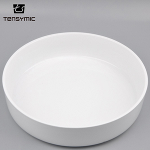 Ciotola per zuppa in ceramica bianca impilabile con insalata di porcellana rotonda personalizzata - Product Image 2