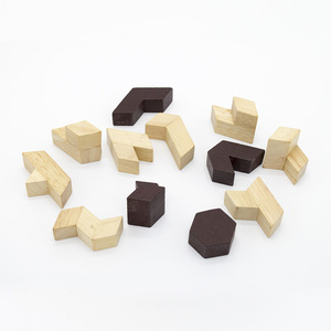 Classici Giochi di Logica in Legno, Puzzle 3D Rompicapo - Product Image 2
