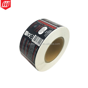 Newest design stickers label plastic bottle label color label printer