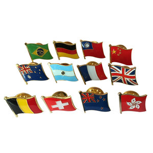 Design personnalisé bijoux <span class=keywords><strong>de</strong></span> mode coupe du <span class=keywords><strong>monde</strong></span> dans <span class=keywords><strong>le</strong></span> <span class=keywords><strong>monde</strong></span> drapeau pendentif en métal - Product Image 3