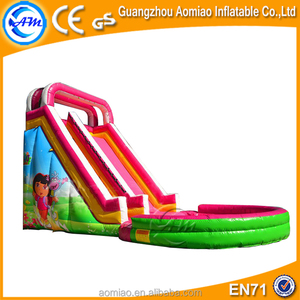 Grande taille 0.55mm PVC gonflable volcan piscine <span class=keywords><strong>toboggan</strong></span>, gonflable sec glisser pour vente - Product Image 4