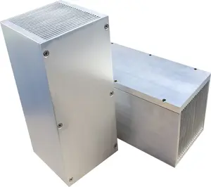 Tùy chỉnh ép đùn nhôm hồ sơ tản nhiệt sản phẩm điện tử Cooler bộ phận nhôm bao vây